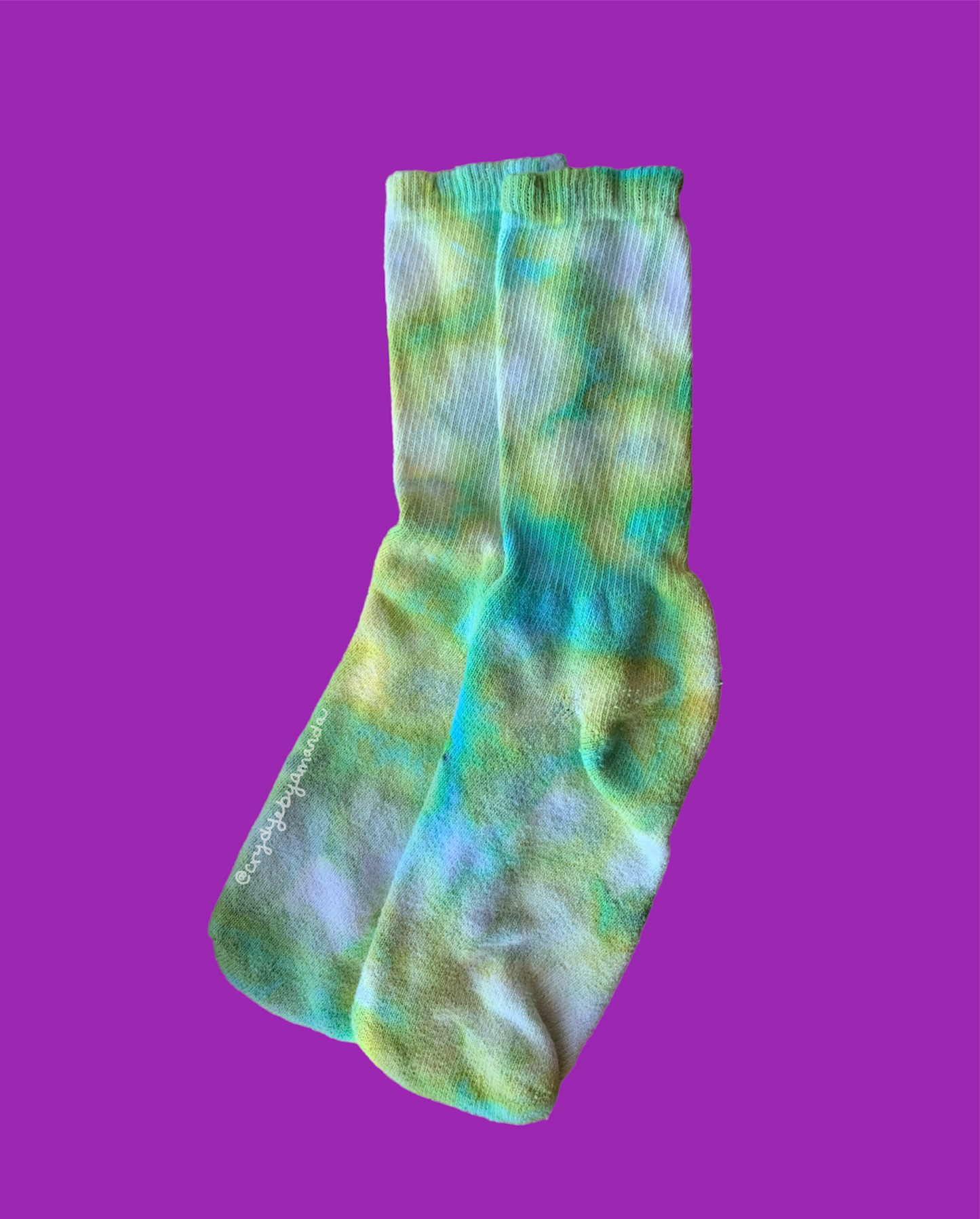 Sea Scape Unisex Tie Dye Socks