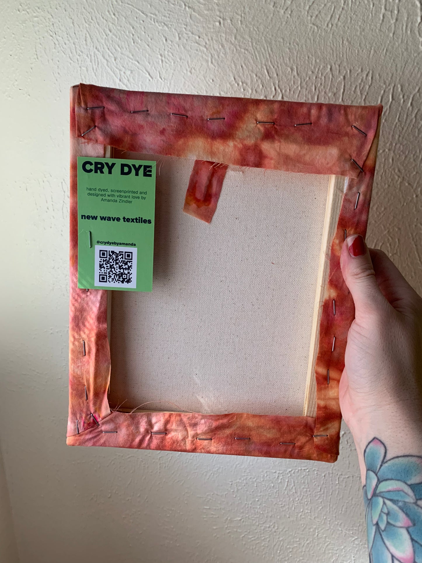 CRY DYE Canvas Art