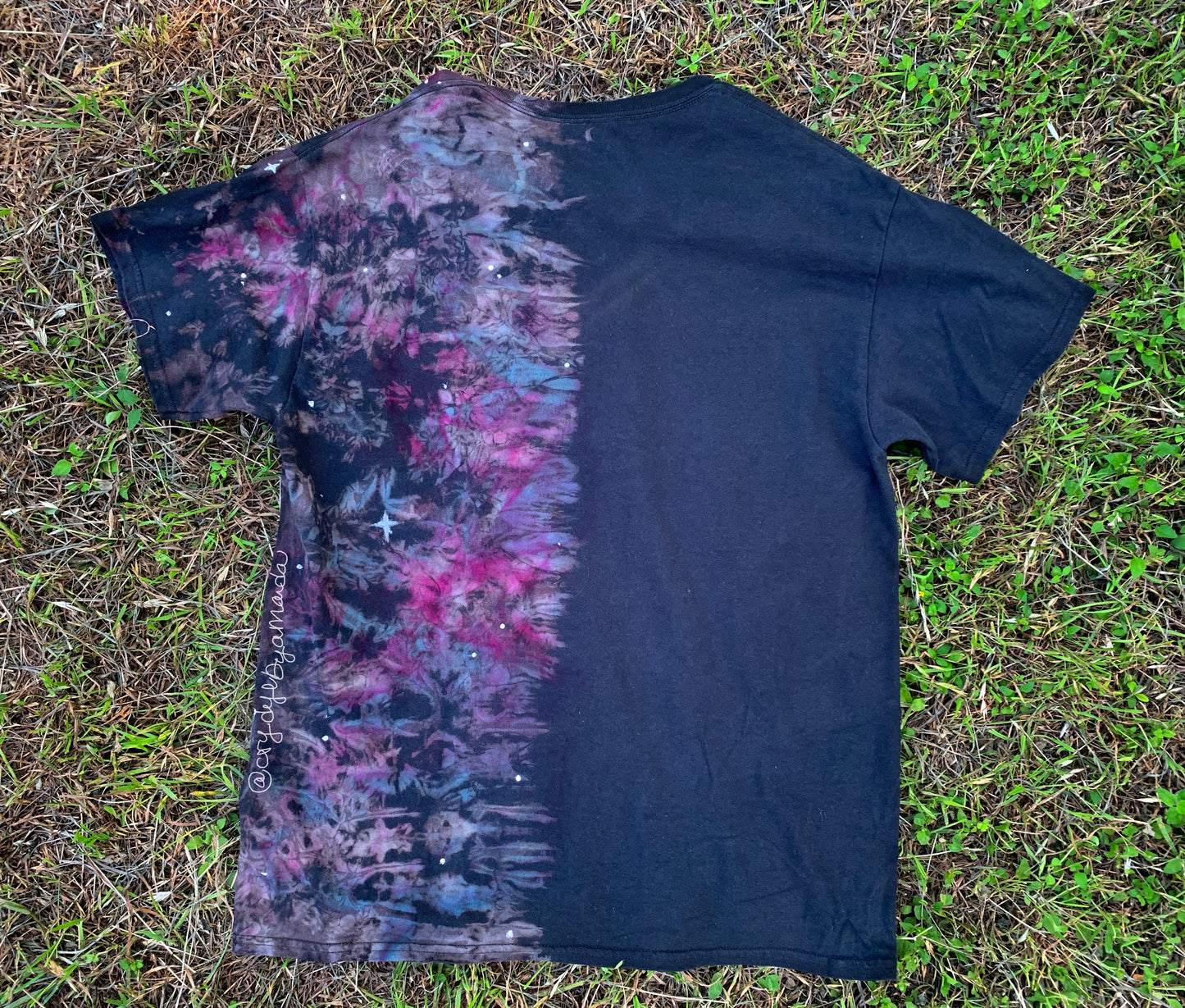 Large Space Half n Half Tie Dye