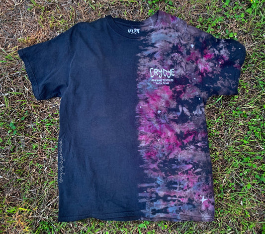 Large Space Half n Half Tie Dye