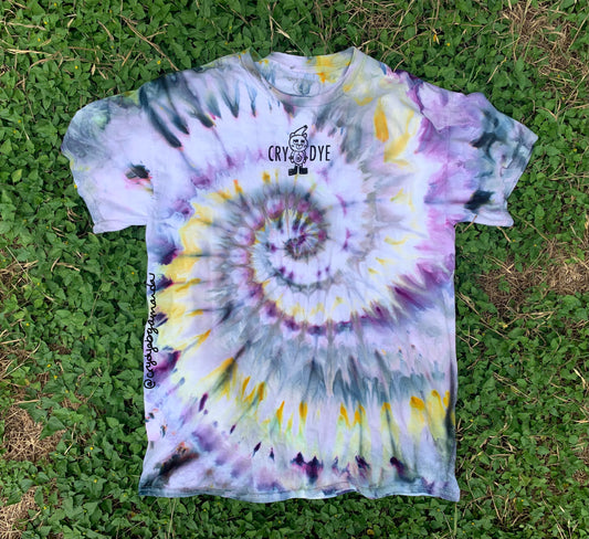 Large CRY DYE Bear Spiral Tie Dye