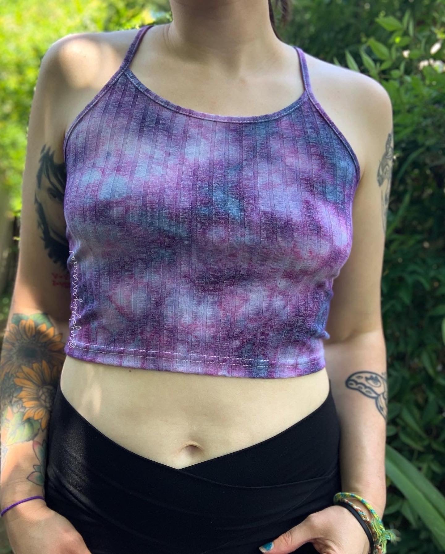 XL Purple Crop Toppy