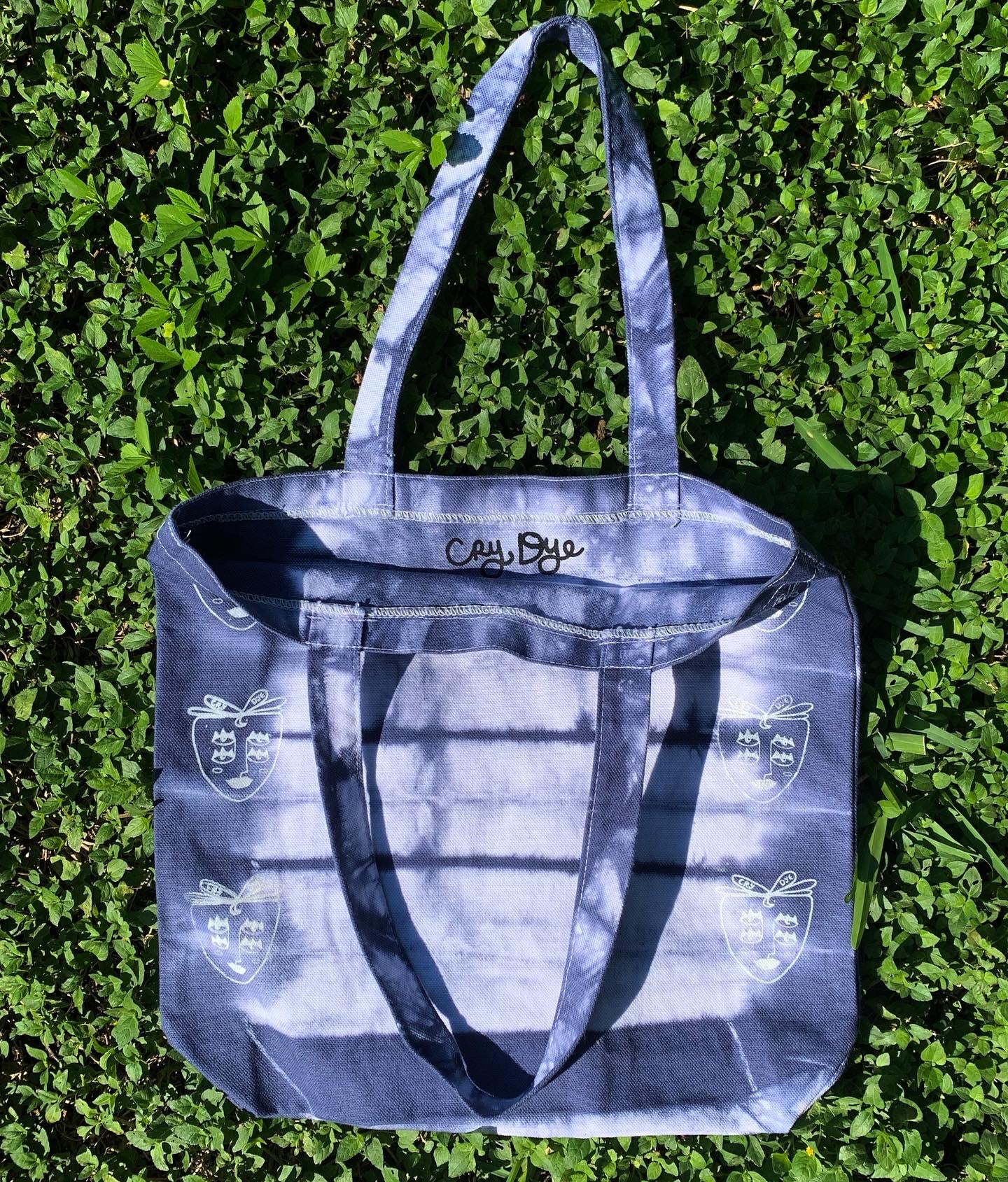 Strawbetty Indigo Canvas Tote