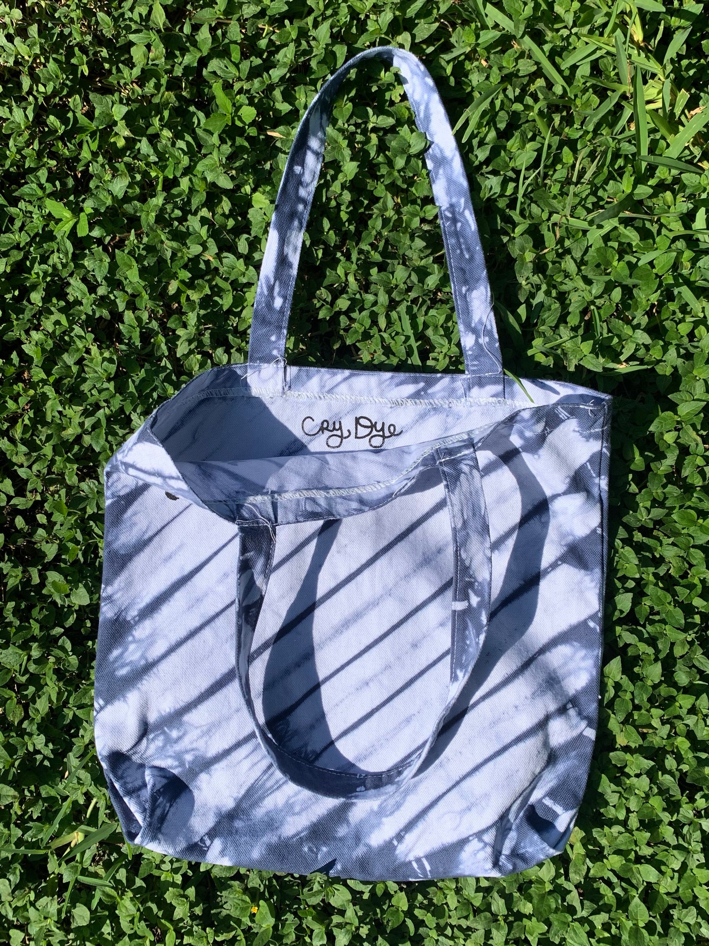 Classic Logo Indigo Canvas Tote