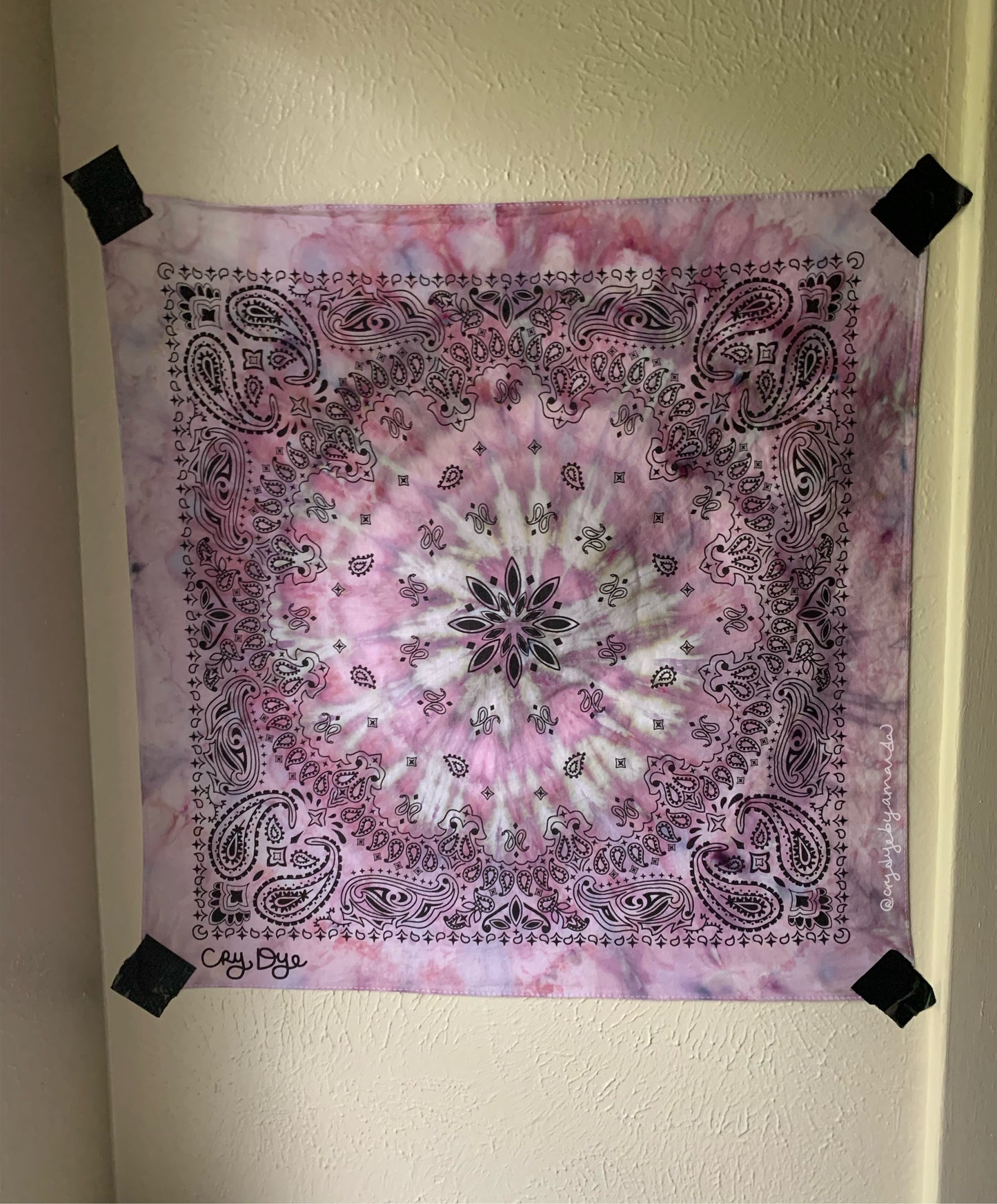 Tie Dye Tapestry Bandana