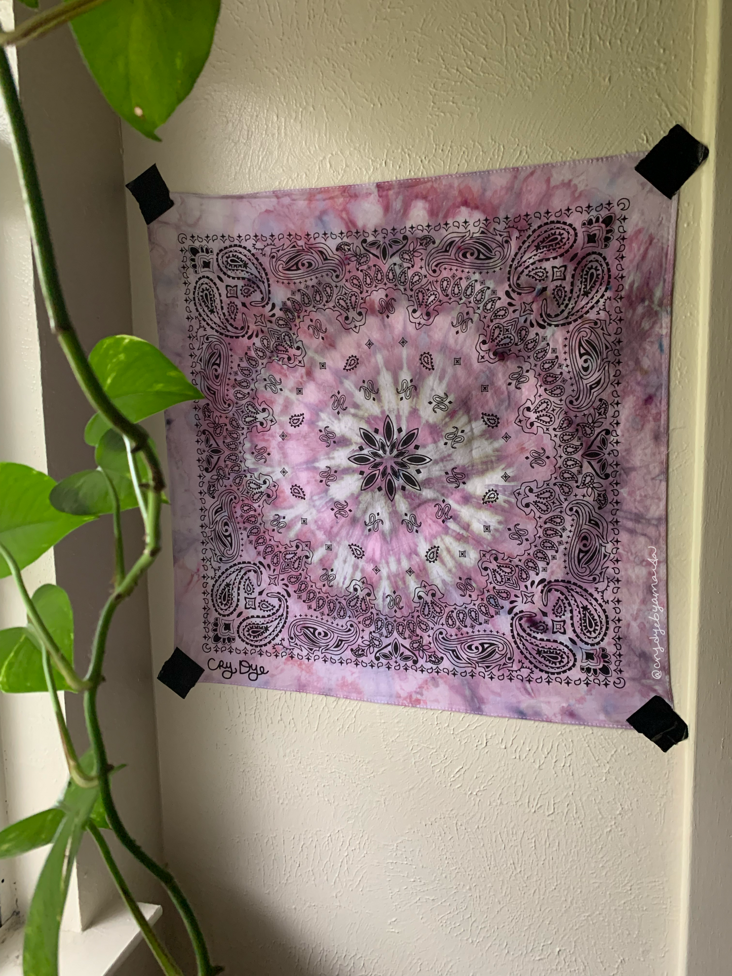 Tie Dye Tapestry Bandana