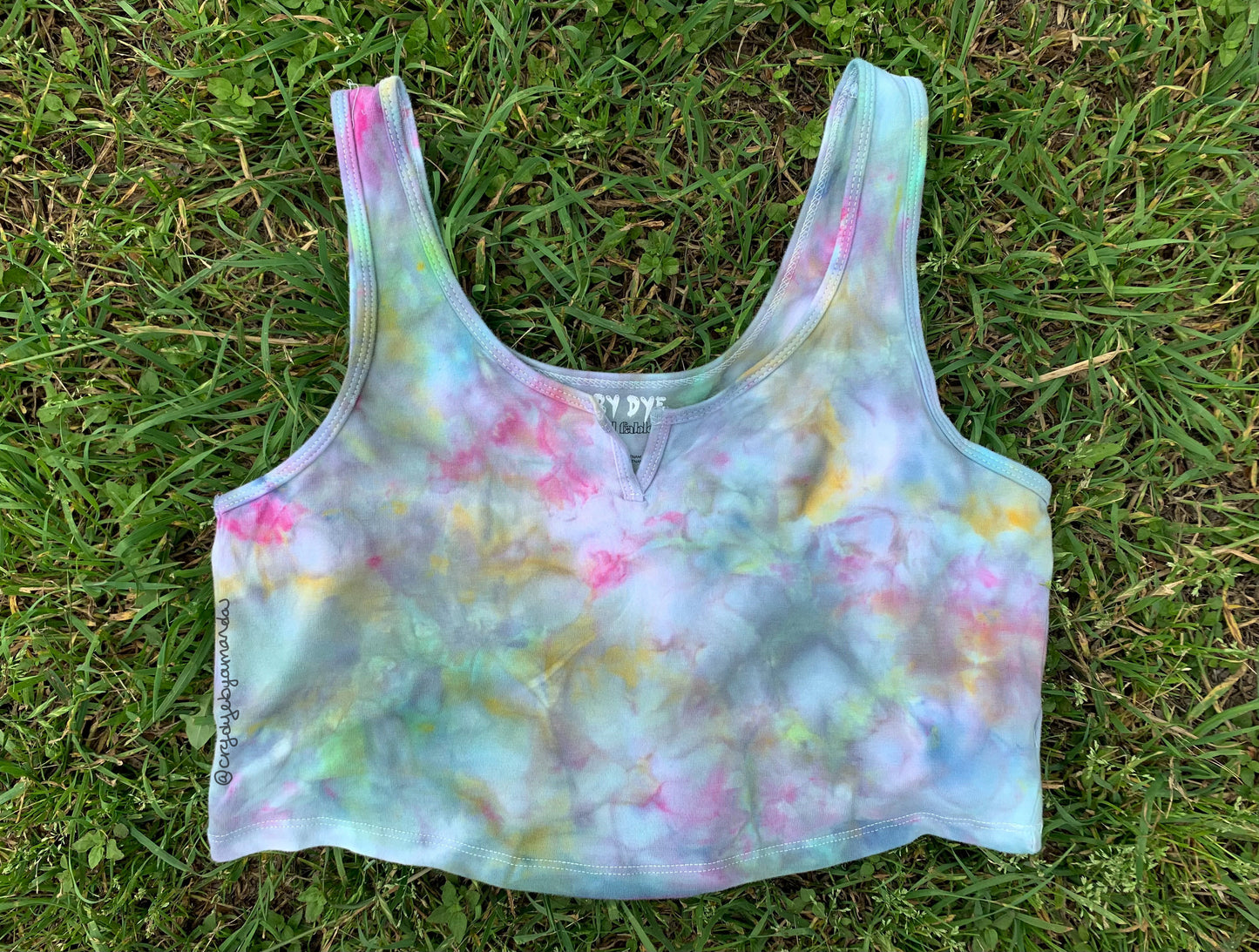 XL Jewel Jimin Tie Dye Crop Top