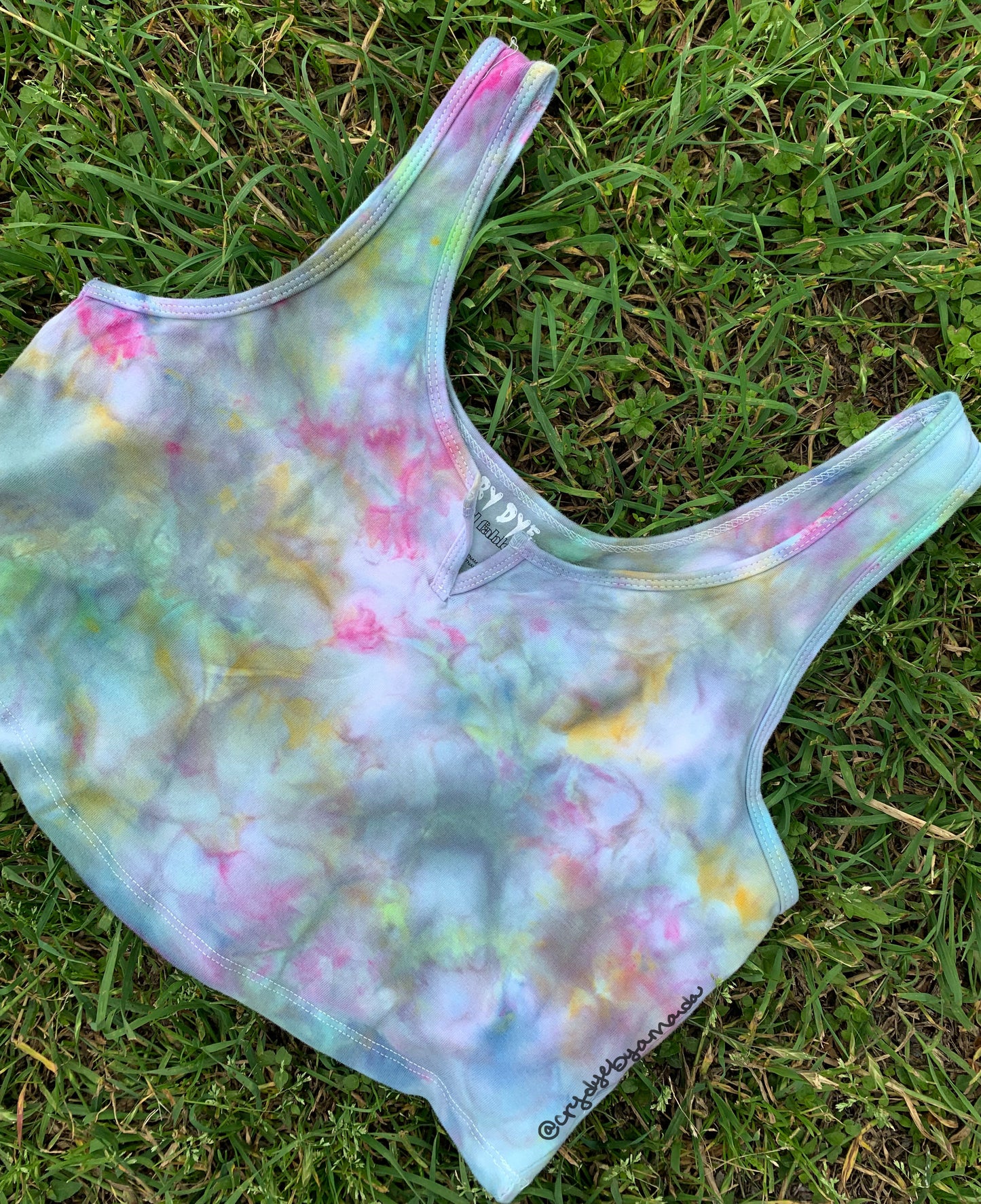 XL Jewel Jimin Tie Dye Crop Top