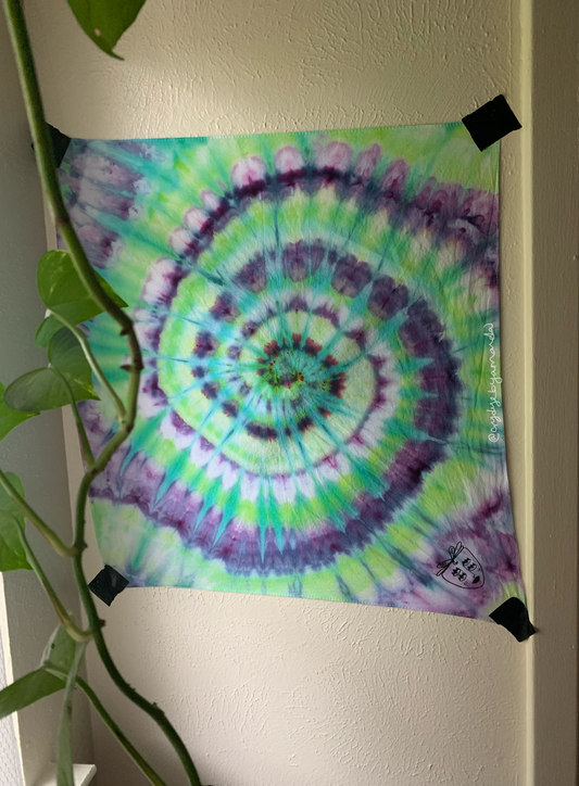 Spiral Tie Dye Tapestry Bandana