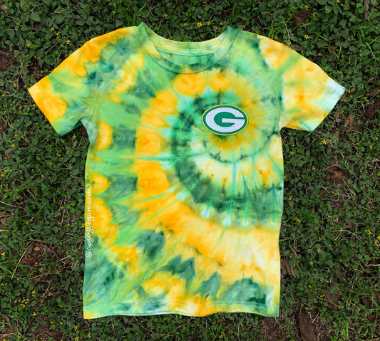 Kids Green Bay Tie Dye // Custom