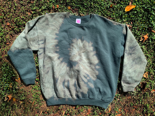 Women’s Large Spiral Tie Dye Sweatshirt