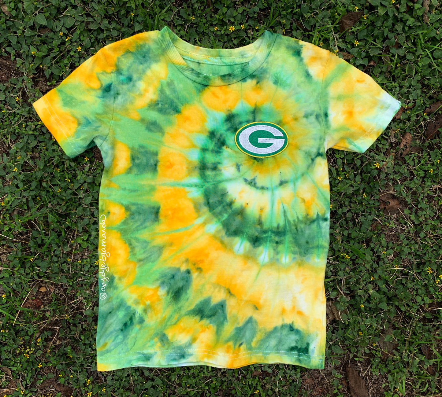 Toddlers Green Bay Tie Dye // Custom