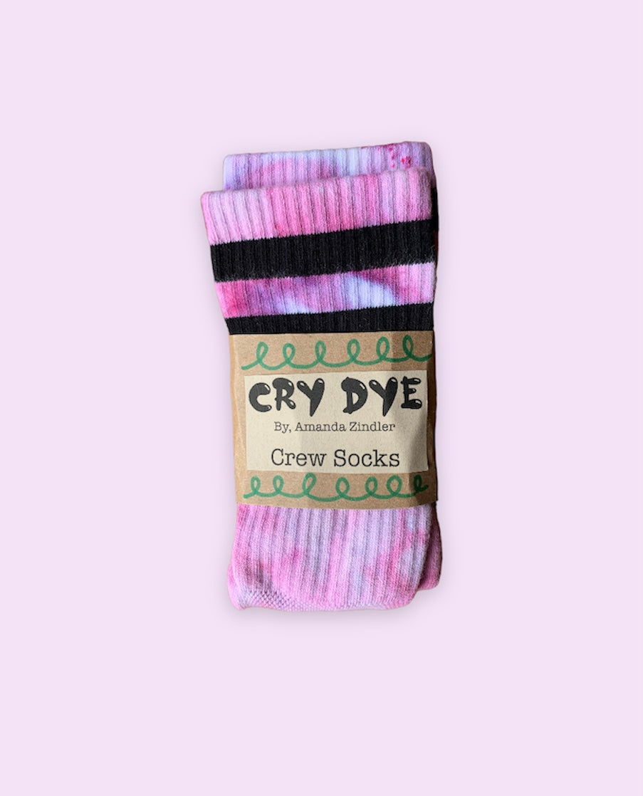 Women’s Big Purp Tie Dye Socks